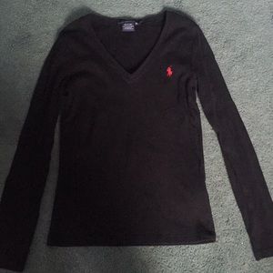 Ralph Lauren sport blake long sleeve v neck